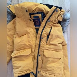 Superdry Explorer Jacket with black and Mustard Details